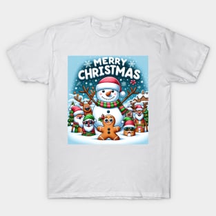 Snowman Christmas T-Shirt